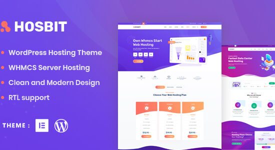 Hosbit - WHMCS & Chủ đề WordPress lưu trữ