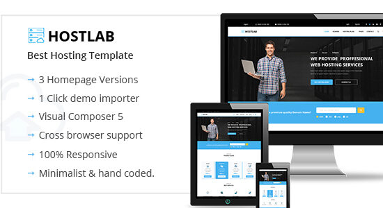 HostLab - Chủ đề WordPress về lưu trữ và công nghệ