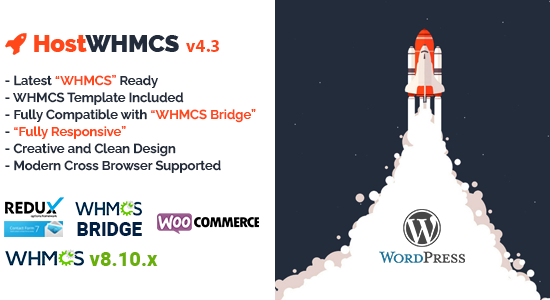 HostWHMCS | Responsive Hosting và WHMCS WordPress Theme