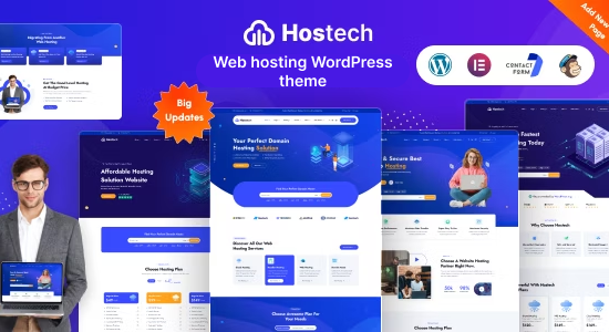 Hostech - Chủ đề WordPress lưu trữ web