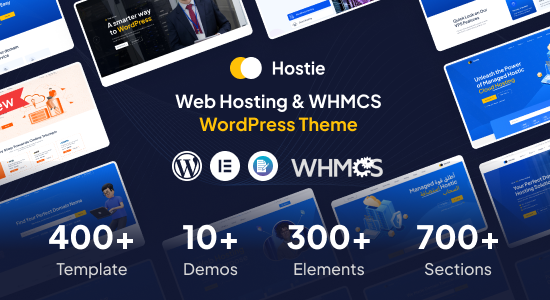 Hostie - Web Hosting & Chủ đề WordPress WHMCS