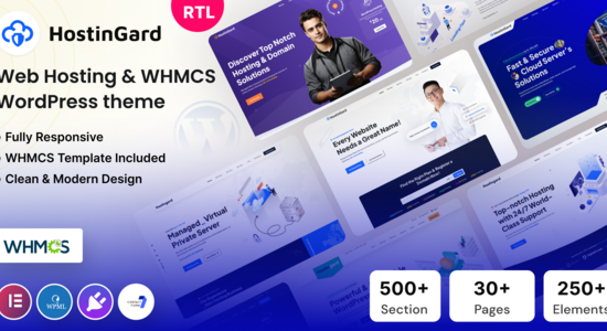 Hostingard - Chủ đề WordPress lưu trữ web với WHMCS