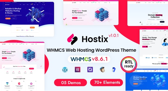 Hostix - Lưu trữ chủ đề WordPress WHMCS