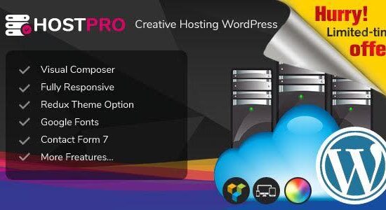 Hostpro - Chủ đề WordPress WHMCS lưu trữ đáp ứng