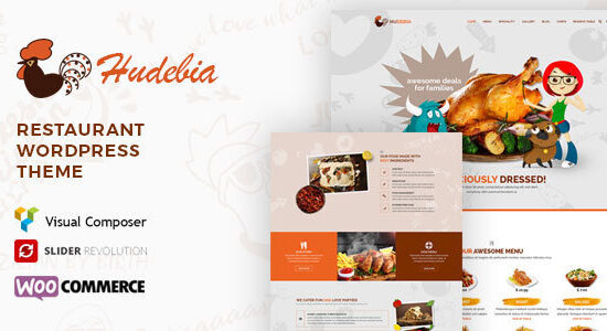 Hudebia - Restaurant WordPress Theme