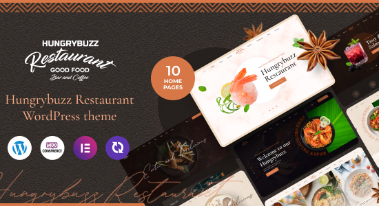 Hungrybuzz - Chủ đề WordPress nhà hàng