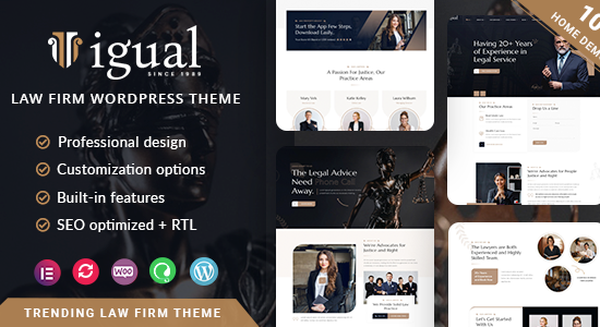 Igual - Chủ đề WordPress của Công ty Luật