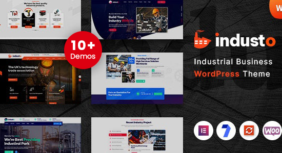 Industo - Công nghiệp Công nghiệp & Nhà máy WordPress
