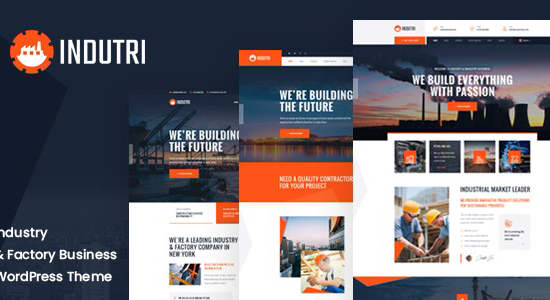 Indutri – Chủ đề WordPress Nhà máy & Công nghiệp