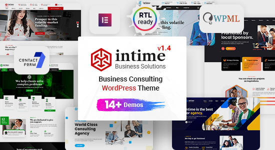 Intime - Chủ đề WordPress tư vấn kinh doanh