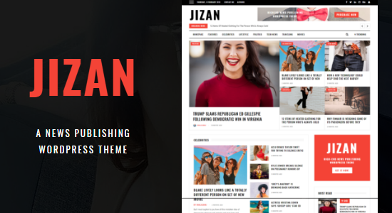 Jizan | Một chủ đề WordPress cho báo và tạp chí