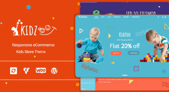 Kidzoo - Chủ đề thương mại điện tử WordPress cho cửa hàng trẻ em và em bé