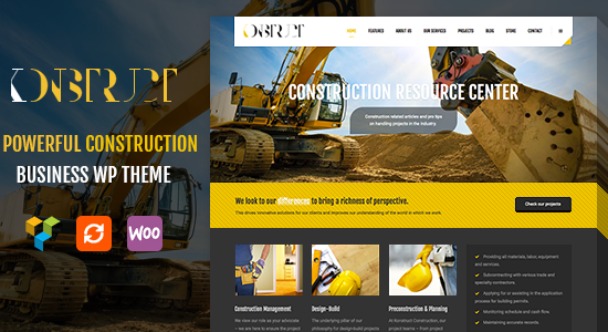 Konstruct - Xây dựng, Xây dựng WordPress Theme