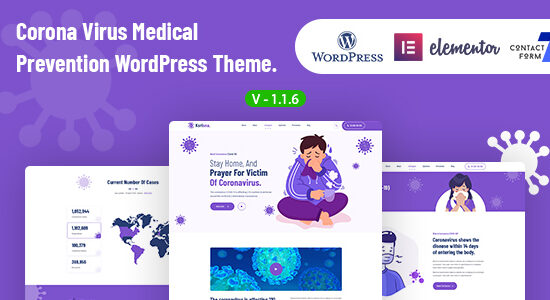 Korisna - Chủ đề WordPress Phòng ngừa Y tế Virus