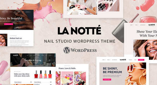 LaNotte - Chủ đề WordPress cho tiệm làm móng