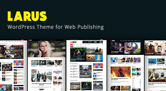 Larus - Chủ đề tạp chí blog WordPress