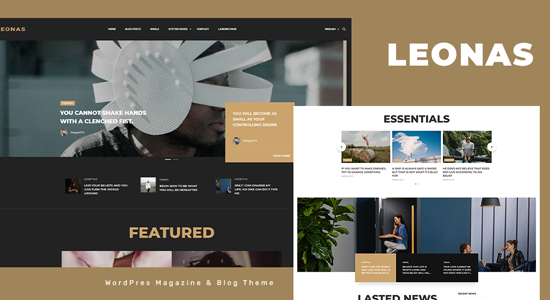 Leonas - Chủ đề WordPress cho tạp chí và blog