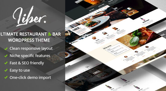 Liber - Chủ đề WordPress Nhà hàng & Quán bar tuyệt đỉnh