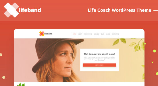 Lifeband - Chủ đề WordPress của Life Coach