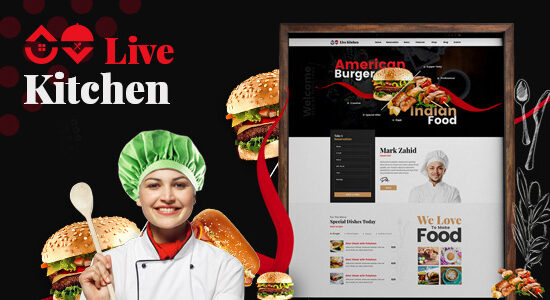 Livekitchen | Restaurant Cafe WordPress Theme