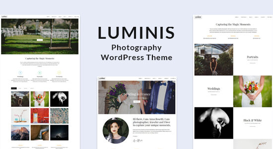 Luminis - Theme WordPress về nhiếp ảnh cho danh mục sự kiện, du lịch, đám cưới