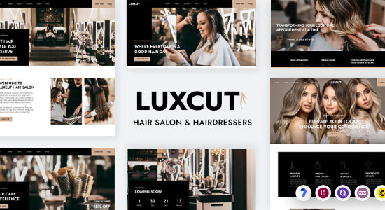 Luxcut - Chủ đề WordPress cho tiệm làm tóc và thợ làm tóc