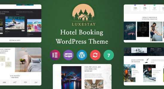 LuxeStay - Chủ đề WordPress Đặt phòng khách sạn