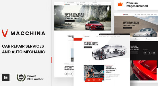 Macchina - Chủ đề WordPress sửa chữa ô tô