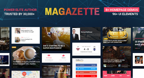 Magazette - News & Magazine WordPress Theme