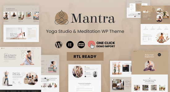 Mantra - Chủ đề WordPress về Yoga Fitness