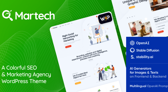 MarTech - Chủ đề WordPress của Cơ quan Tiếp thị