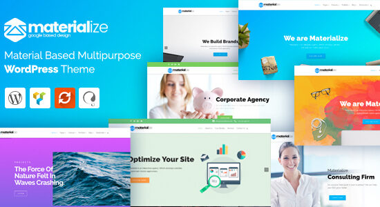 Materialize - Chủ đề WordPress đa năng Material Design