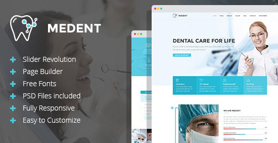 Medent - chủ đề WordPress cho phòng khám nha khoa
