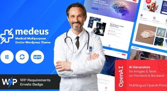 Medeus - Chủ đề WordPress Y khoa