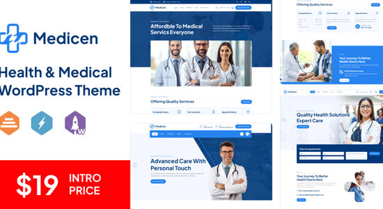 Medicen - Chủ đề WordPress về sức khỏe và y tế