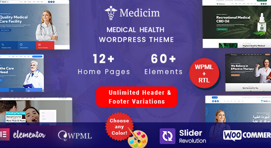 Medicim - Chủ đề WordPress về sức khỏe y tế