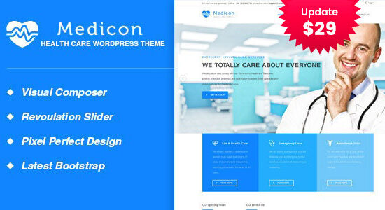 Medicon - Chủ đề WordPress về sức khỏe và y tế