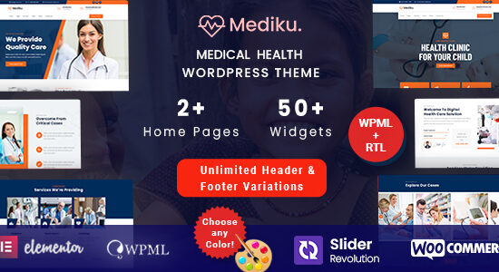 Mediku - Chủ đề WordPress về sức khỏe y tế