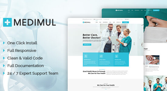 Medimul - Chủ đề WordPress về sức khỏe y tế đa năng