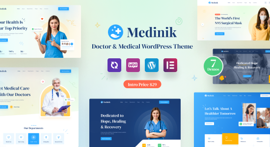 Medinik - Chủ đề WordPress về Bác sĩ & Y khoa