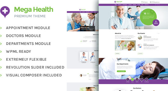 MegaHealth - Theme WordPress Y khoa dành cho Trung tâm chăm sóc sức khỏe