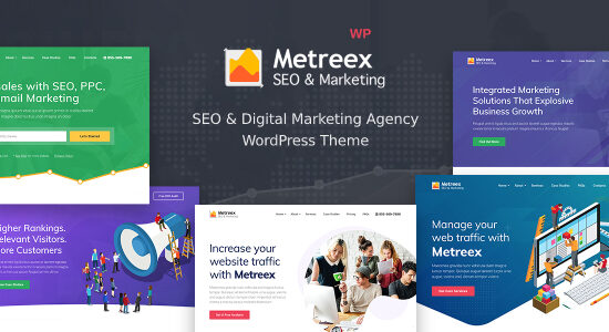 Metreex - Chủ đề WordPress Tiếp thị SEO