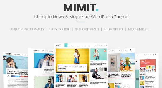 Mimit - Chủ đề WordPress Tin tức & Tạp chí Tối ưu