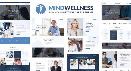 Mindwellness - Chủ đề WordPress về Tâm lý và Tư vấn