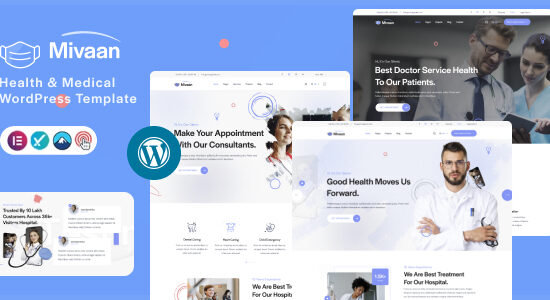 Mivaan - Chủ đề WordPress về sức khỏe & y tế