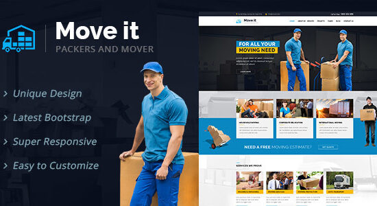 MoveIt - Chủ đề WordPress của Công ty Vận chuyển, Tái định cư, Vận tải