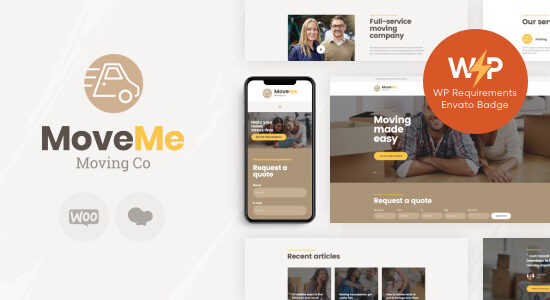 MoveMe | Công ty chuyển nhà & lưu trữ Theme WordPress