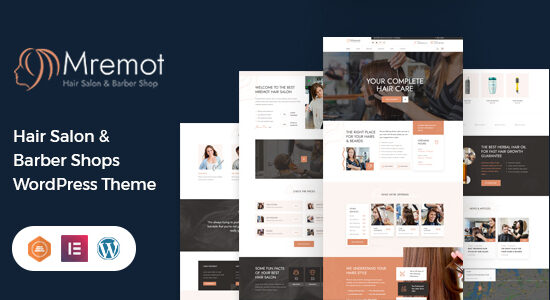 Mremot - Chủ đề WordPress cho tiệm làm tóc