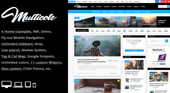 Multicote - Chủ đề WordPress cho tạp chí và WooCommerce