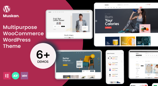 Muskan - Chủ đề WooCommerce đa năng của Elementor